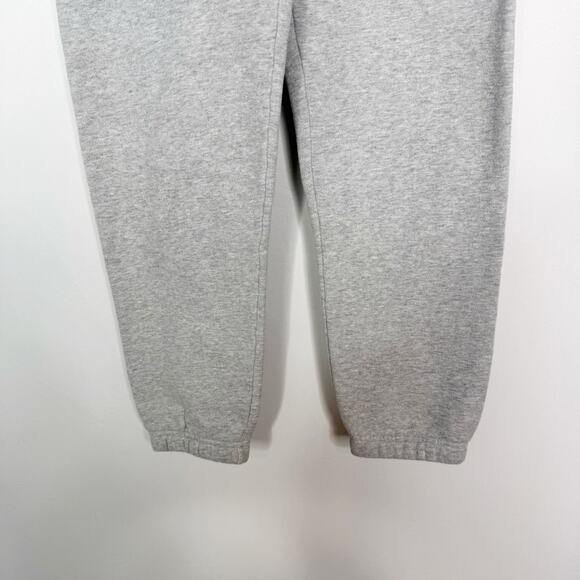 Aritzia TNA Small S Heather Chrome Gray Cozy Fleece Perfect Banded Jogger Cotton - Picture 4 of 11